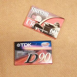 📼NWT 60-90 min Blank Cassette Tapes📹